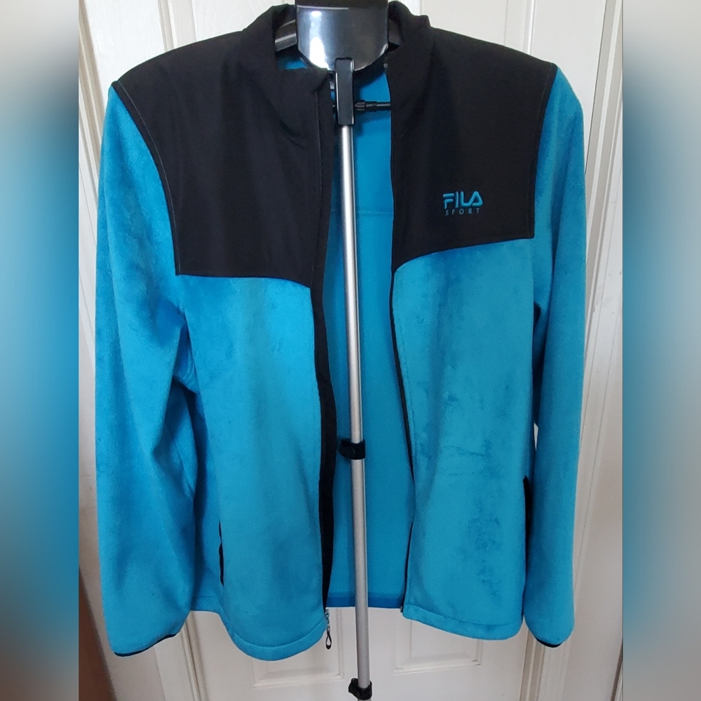 Fila Women's Blue and Black Jacket